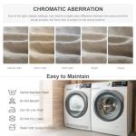 Simple&Opulence 100% Linen Duvet Cover Set, 3 PCS Natural French Flax Ruffle Duvet Cover Queen Size, Breathable Comfy Linen Bedding Comforter Cover with 2 Pillowcases (Natural Linen, 88" X 92")