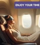 Mavogel Cotton Sleep Eye Mask - Updated Design Light Blocking with Adjustable Nose Bridge, Soft and Comfortable Night Eye Mask for Men Women, Eye Blinder for Shift Work, Includes Travel Pouch, Grey