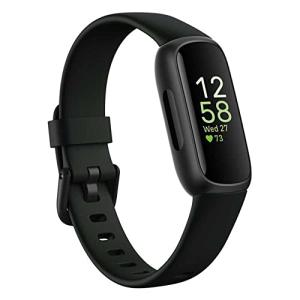 Fitbit Inspire 3 Fitness Tracker – Advanced Health Insights with Stress Management, Workout Intensity & Sleep Tracking, 24/7 Heart Rate, Includes Small and Large Classic Bands - Midnight Zen/Black