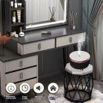 Diffusers for Essential Oils Large Room, 500ml Aromatherapy Diffuser Cool Mist Humidifier with Remote Control,7 Colors Lights & 4 Mist Mode Waterless Auto Off for Women Office Home