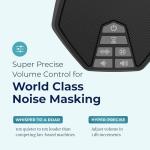 Adaptive Sound Technologies LectroFan EVO White Noise Machine - Compact Sleep Sound Machine for Bedroom, Travel, Study & More - 22 Non-Looping Fan, White & Ocean Noise Variations - Charcoal