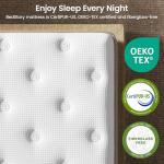 BedStory Firm King Mattress 14 Inch, Hybrid Mattress with Back & Hip Support, Cooling Gel, Motion Isolation for Couples, Fiberglass Free, CertiPUR-US Certified, Hotel Collection