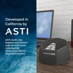 Adaptive Sound Technologies LectroFan EVO White Noise Machine - Compact Sleep Sound Machine for Bedroom, Travel, Study & More - 22 Non-Looping Fan, White & Ocean Noise Variations - Charcoal