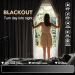 H.VERSAILTEX Blackout Curtains Thermal Insulated Window Treatment Panels Room Darkening Blackout Drapes for Living Room Back Tab/Rod Pocket Bedroom Draperies, 52 x 96 Inch, Light Sage,2 Panels