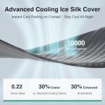 Novilla AiryFlow King Size Mattress 14 Inch, Gel Memory Foam Mattress King for Cool Night & Spinal Alignment, Pressure Relief & Motion Isolation, Green Tea-Infused, CertiPUR-US Certified, Medium Firm