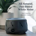 Yogasleep Dohm Uno White Noise Sound Machine, Real Fan Inside for Non-Looping White Noise, Sleep Aid, Office Privacy & Meditation for Adults & Baby, Registry Gift (Charcoal)