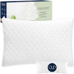 CLD COLLECTIONS Bed Pillows Cross Cut Memory Foam for Sleeping,Queen Size Bedding Pillow(White), Washable Supportive Pillow for Sleeping, Adjustable Density for Back, Stomach and Side Sleeper