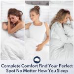 DIORIS Pillows Queen Size Set of 2 - Luxury Hotel Collection Bed Pillows for Sleeping, Supportive Side Sleeper Pillow, Fluffy Down Alternative Microfiber Filled for Back, Stomach Sleepers