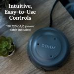 Yogasleep Dohm Uno White Noise Sound Machine, Real Fan Inside for Non-Looping White Noise, Sleep Aid, Office Privacy & Meditation for Adults & Baby, Registry Gift (Charcoal)