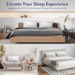 DIORIS Pillows Queen Size Set of 2 - Luxury Hotel Collection Bed Pillows for Sleeping, Supportive Side Sleeper Pillow, Fluffy Down Alternative Microfiber Filled for Back, Stomach Sleepers