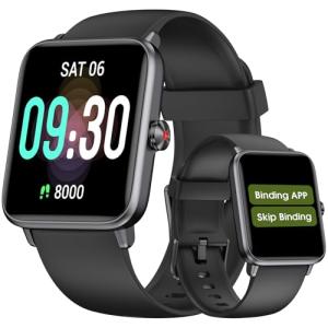 Pedometer Watch Senior Friendly No App/Phone Required, Waterproof Fitness Tracker Watch with Step Counter Calories/Sleep Tracker for Walking Running for Men Women