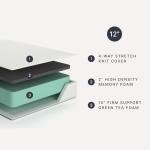 Signature Design by Ashley Chime Memory Foam 12" California King Mattress with Thick Memory and Support Foam for Pressure Relief, Fiberglass Free, Mattress In A Box