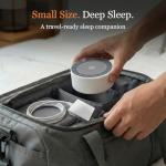 Kipcush White Noise Machine with Night Light – Nursery Sound Machine with Soft Non-Glare Lamp, 30 Soothing Sounds, 8 Color Lights, Up to 8-Hour Timer for Baby & Adults