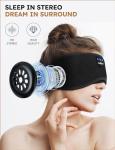 MUSICOZY Sleep Headphones Bluetooth 5.4 Headband Sleeping Eye Mask for Mom Women Men Wireless Music Earbuds Earphones for Side Sleepers Built-in HD Speakers Cool Gadgets Unique Gifts