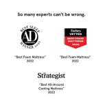 Tuft & Needle Mint Medium Firm Full Size Adaptive Foam Mattress in a Box, Cooling Pressure Relief, Supportive, 100 Night Trial, Fiberglass-Free, CertiPUR-US, 10-Year Limited Warranty