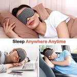 INNELO 3D Contoured Sleep Mask for Side Sleepers, 100% Light Blocking Sleeping Mask for Men & Women, Soft, No Pressure on Eyes, Airplane Blindfold for Travel, Night Eye Cover for Nap, Yoga, Grey
