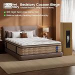 BedStory Extra Firm King Mattress 14 inch - Pain-Relieving Hybrid Mattress for Extra Lumbar & Hip Support - No Sagging Bed in a Box - 365-Night Trial - No Odor, Fiberglass-Free, CertiPUR-US Certified