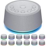 SoundLegend Sleep White Noise Sound Machines 32-Level Volume 30 Sounds 12 Colors Light 5 Timers Adjustable Light Brightness Compact for Everyone Travel Gift Memory Function