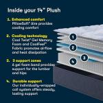 Serta Five Star Mattress Tranquility 14-Inch Plush – Queen – Zoned Support, Pressure Relief, Cooling Comfort – Made in USA – Bed-in-a-Box – 100 Night Trial, 10-Year Limited Warranty