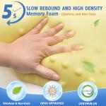 Cervical Neck Pillows with Memory Foam - Neck Pillows for Pain Relief Contour Memory Foam Pillows Ergonomic Neck Support - Adjustable Orthopedic Bed Pillows with Breathable Pillowcase for Sleeping