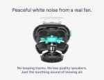 SNOOZ Smart White Noise Sound Machine - Real Fan Inside for Non-Looping White Noise, Sleep Aid for Adults, Travel, Sleeping, Bedroom, Portable, Baby Registry Essential - Cloud