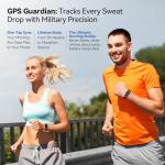 Smart Bracelet, Wearable Activity & Fitness Tracker Band, 24H Sleep Tracker, All-Day Continuous Heart Rate Blood Pressure Stress HRV Monitor, 173 Sport Modes Smart Wristband with Free APP Black