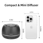 SEEDSEEL 300ML Essential Oil Diffuser,Ultrasonic Aromatherapy Diffuser, 7-Color Gradient Lights, Remote Control, 8 Hours Run Time, Suitable for Home,Office