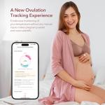 femometer Ring for Fertility and Ovulation Tracking - Size First Sizing Kit - App Auto-Sync - Period & BBT Tracker - Sleep Analysis for Women - Rechargeable & Waterproof Size6