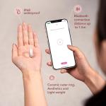 femometer Ring for Fertility and Ovulation Tracking - Size First Sizing Kit - App Auto-Sync - Period & BBT Tracker - Sleep Analysis for Women - Rechargeable & Waterproof Size6