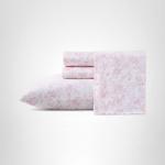 Laura Ashley - Queen Sheet Set, Buttery-Soft Bed Sheets with a Naturally Silky Smooth Cotton Sateen Lightweight Feel - Matching Pillowcases & Fitted Sheet (Bella Pink)