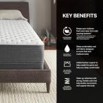 Beautyrest Silver BRS900 12” Extra Firm Twin Mattress, Cooling Technology, Supportive, CertiPUR-US, 100-Night Sleep Trial, 10-Year Limited Warranty, White