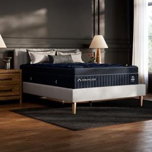 DreamCloud Ultra 15" King Mattress - Luxury Hybrid Gel Memory Foam - 365 Night Trial - Back Pain Relief - Fiberglass Free - Forever Warranty - Mattress in a Box - CertiPUR-US® Certified