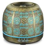 ARVIDSSON Essential Oil Diffuser, 500ml Aromatherapy Diffuser for Home, Ultrasonic Diffusers for Essential Oils, Metal Oil Diffuser with Mist Timer and Color Mood Light, Gift for Women and Men