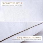 HUXMEYSON Pillows Standard Size Set of 4, Bed Pillows Set of 4, Down Alternative Luxury Hotel Pillows for Sleeping and for Side and Back Sleepers