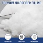 Higoom Standard Size Bed Pillows for Sleeping 4 Pack,Luxury Hotel Pillows,Comfortable and Supportive,Machine Washable,Suitable for Stomach,Back and Side Sleepers.