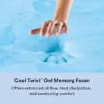 Serta Sleeptrue Firm 12" King Memory Foam Mattress in a Box, Cooling, Breathable, and Pressure Relieving - 100 Night Trial, CertiPUR-US Certified and 10 Year Limited Warranty