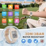 Edillas Digital Watch for Mens Womens, Fitness Tracker with EL Backlight No App/Phone Required, Sport Watch with Step Counter Pedometer Timer Vibration Alarm Clock, Sleep Monitor, Calorie, Distance