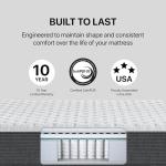 Beautyrest Silver BRS900 12” Extra Firm Twin Mattress, Cooling Technology, Supportive, CertiPUR-US, 100-Night Sleep Trial, 10-Year Limited Warranty, White