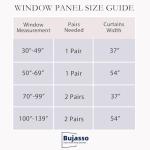 Bujasso Beige 90% Blackout Curtains with Sheer Overlay Mix and Match Double Layer Thermal Insulated Window Panels 84 inch for Living Room Bedroom Beige Drapes with Tiebacks Grommet Top 37" Wx84 Lx2