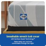 Sealy Dreamlife 10” Hybrid Mattress-in-a-Box, Queen, SealyComfort Gel Memory Foam, SealyResponsive Encased Coils, Surface-Guard Technology