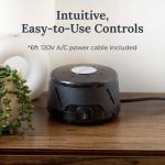 Yogasleep Dohm Classic (Black) The Original White Noise Machine, Soothing Natural Sound from a Real Fan, Noise Cancelling for Office Privacy, Travel & Meditation, Sleep Therapy for Adults & Baby