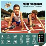 meoonley Kids Watch for Girls Boys with IP68 Waterproof, Girls Watch with 19 Sports Modes, Sleep Tracking, Pedometer, Stopwatch, Kids Activity Tracker Birthday Gifts for Boys Age 6-15 Years Old