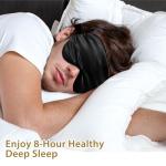 JroyJoy 4 Pack Silk Sleep Mask - 100% Blackout, Zero Eye Pressure, Blindfold with Adjustable Strap, Super Soft Travel Eye Covers (Black, Pink, Blue, Purple)