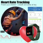 meoonley Kids Watch for Girls Boys with IP68 Waterproof, Girls Watch with 19 Sports Modes, Sleep Tracking, Pedometer, Stopwatch, Kids Activity Tracker Birthday Gifts for Boys Age 6-15 Years Old