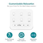 Big Red Rooster Sleep Sound Machine - White Noise Device for Kids and Babies with Rain and Nature Sounds - Portable Noise Cancellation for Nap Time, Bedroom, Nursery, or Office - 4x4x3 in
