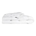 SERTA Down Illusion All Season Hypoallergenic Down Alternative Comforter with Corner Loops, King/Cal King, White