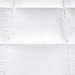 SERTA Down Illusion All Season Hypoallergenic Down Alternative Comforter with Corner Loops, King/Cal King, White