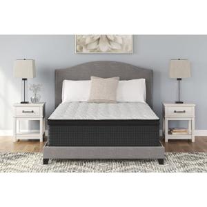Signature Design by Ashley Palisades ET 14.75" Extra Plush Antimicrobial Copper Response Memory Foam Hybrid Mattress with Edge Support for Cool Sleep and Pressure Relief, King, Fiberglass Free