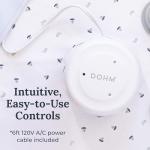 Yogasleep Dohm UNO White Noise Sound Machine (White) with Real Fan Inside for Non-Looping White Noise, for Travel, Office Privacy, Meditation, Sleep Aid for Adults & Baby, Registry Gift