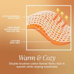 Bare Home Flannel Sheet Set Prints, 100% Cotton, Velvety Soft Heavyweight - Double Brushed Flannel for Extra Softness & Comfort - Deep Pocket - Bed Sheets (Queen, Heathered Oatmeal)